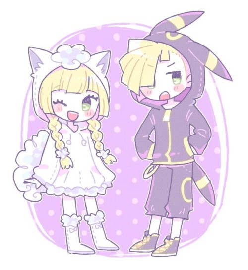 lilliepokemonsunandmoon:  Lillie and Gladion in Pokemon Sun & Moon ❤️Source: (Twitter)