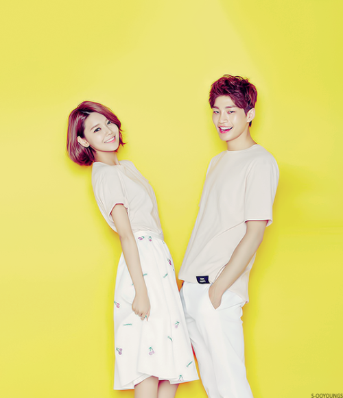 s-ooyoungs: Sooyoung &amp; Kim Jae Young for Tom Genty 2015 S/S (Coupang Shopping)