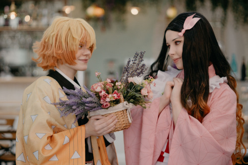  Kimetsu no YaibaFor you with love Kamado Hezuko by Yuna LexAgatsuma Zenitsu by Sylvashanya