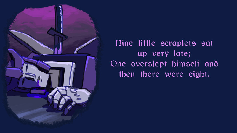 mz-15:  derpscream:  thepopetti:  Ten little scraplets. Poem is from Agatha Christies