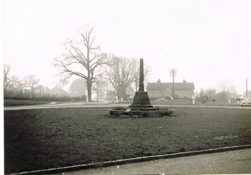 The Meriden Cross (February 17th, 1957).This is the traditional centre of England, but in 1920 it wa