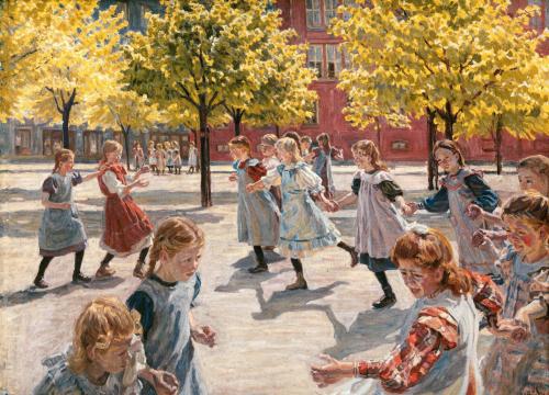 Peter Hansen - Playing Kids, Enghave Plads (1908)