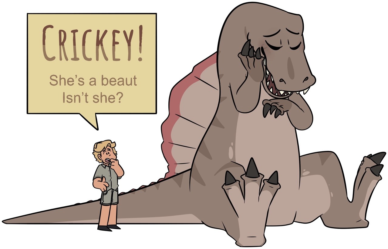 invalidquestion: It’s nearly 3 am and I can’t stop drawing Steve Irwin, what