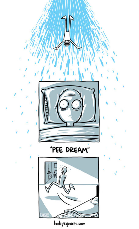 lookysquarescomics: i think maybe i was born with the bladder of a nocturnal creature. happy sssssss