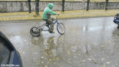 gifsboom:  Video: Bicycle Drift 