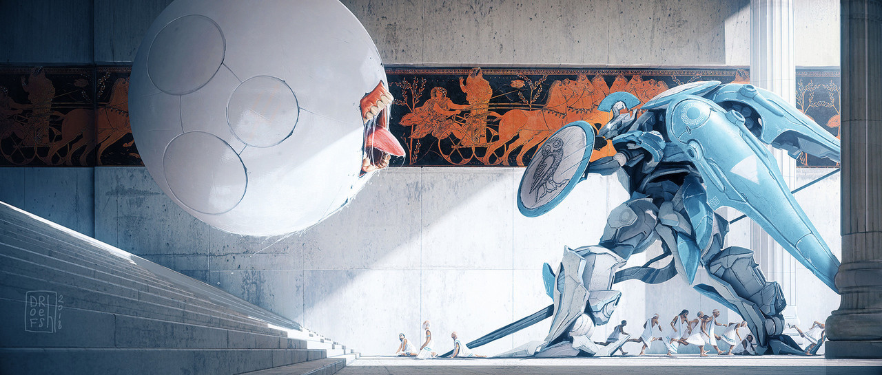 rhubarbes:  ArtStation - Sent by the gods, DOFRESH . More on RHB_RBS 