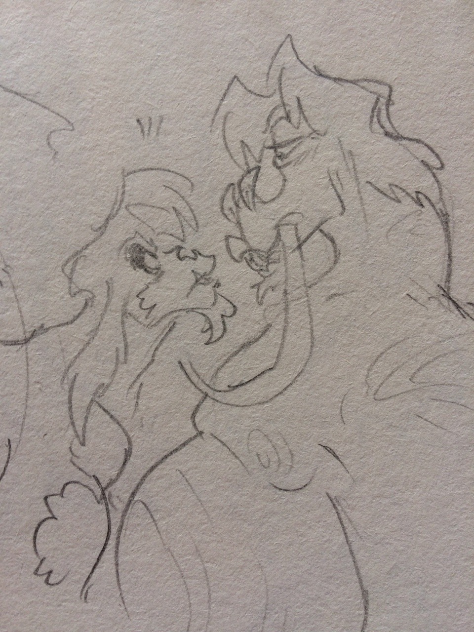 My style when I draw in paper is a bit different then the way I draw digitally. It’s