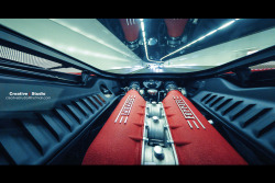 automotivated:  Ferrari 458 italia engine - Singapore (by Creative l Studio) 