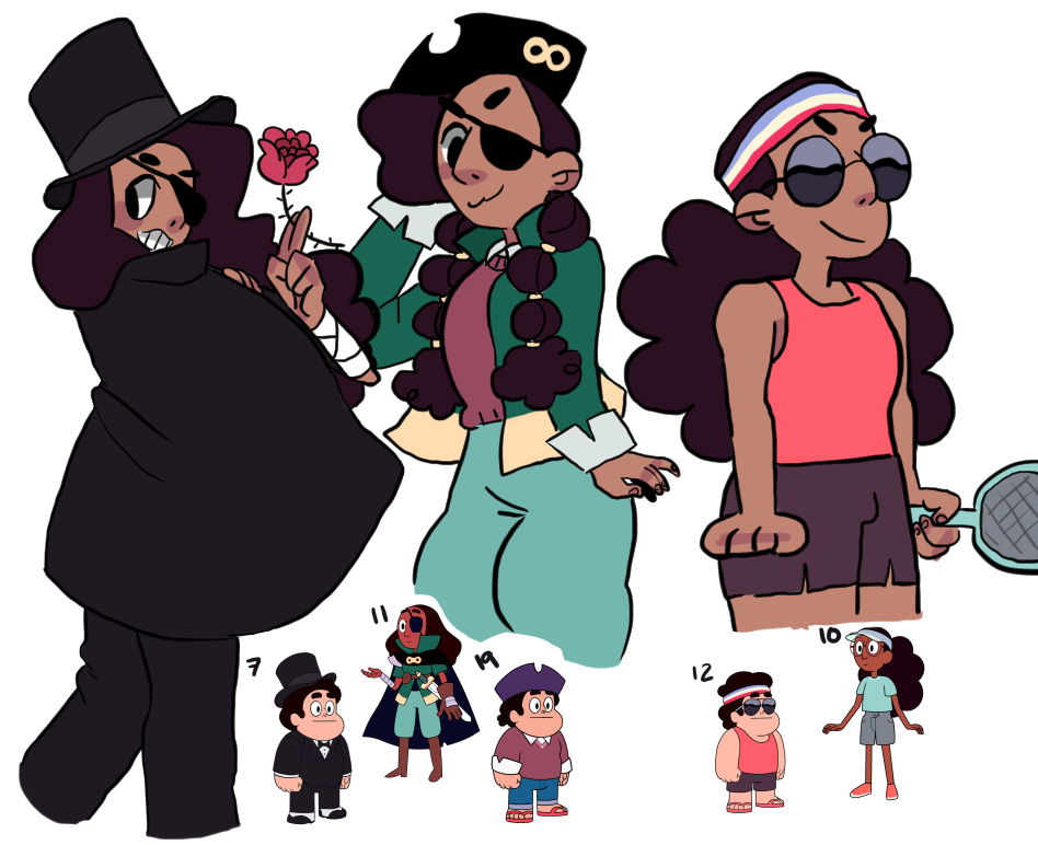 pizzakladd:  All my Steveonnies from a while ago!!! I gosh dang love Steveonnie :’(