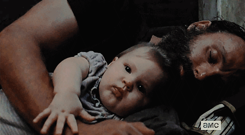 thegrimesfour:1x03 | 5x10 Rick + his girls