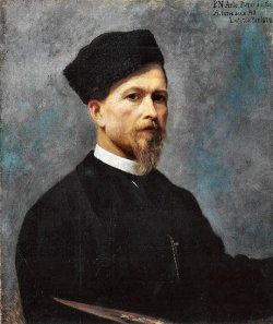 ‘Self Portrait’ painted in 1874 by Norwegian
