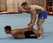 malecelebritycollection: Nile & Tom do Yoga (Part 1 of 2) I love this video, I’d definitely recommend checking out the full thing on Tom’s YouTube channel. Maybe it’s just wishful thinking but I get a pretty strong sexual vibe between the two.