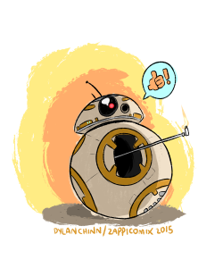 zappicomix:  BB-8 thinks you’re BB-GR8T!
