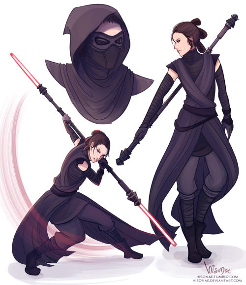 hisonae:  I obviously had to draw dark side rey..  :]