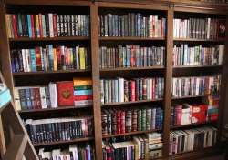 tilly-and-her-books:  So it’s official…This side of my library is completely full! 