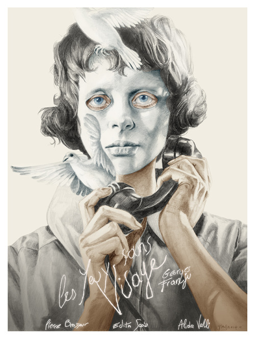  Eyes Without a Face (Les yeux sans visage) / 1960 / dir. Georges FranjuIllustration by Jean-Sébasti