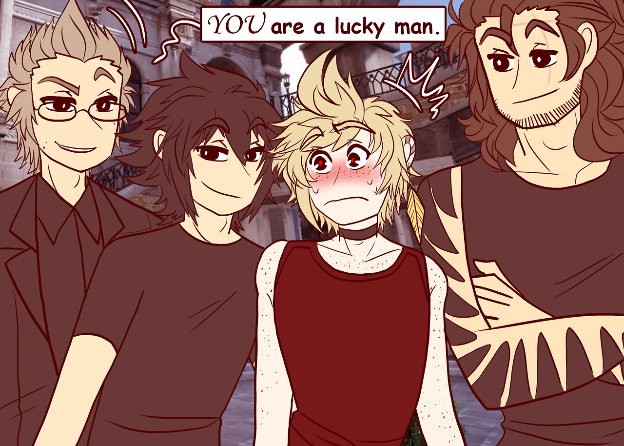 destiny-islanders:  Prompto Week | Day 3 - Favorie QuoteDay 1 Inktober Doodle | Day