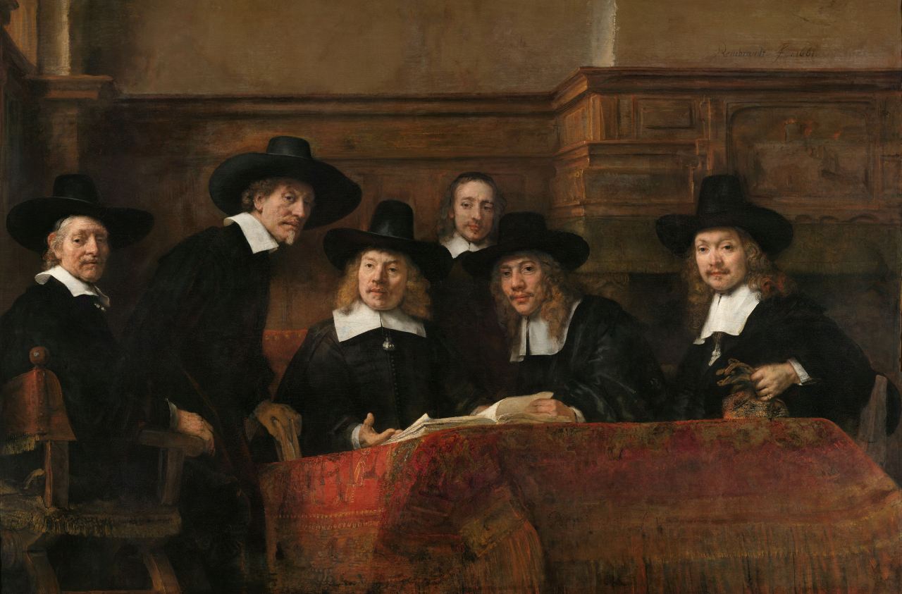 Nanasense The Syndics Rembrandt Harmensz Van Rijn Oil On