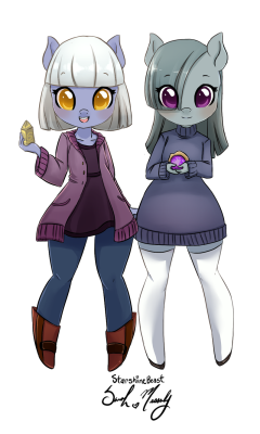 mylittleponyoficialg4:  Inkie and Blinkie Pie by StarshineBeast