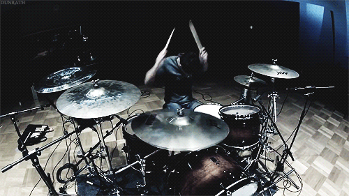 issews:  wecameasroamans:  dunrath:  The Amity Affliction - Open Letter (Matt McQuire Drum Cover) [x] Requested by, The-Amity-Akinktion  hey my old account  my fav drummer and song made into a gif thank you dieter \m/ 