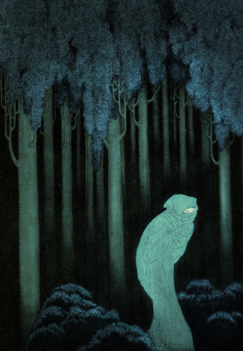 americaneldritch: Hish, by Sidney Sime. From Lord Dunsany’s Gods of Pegana, 1905.