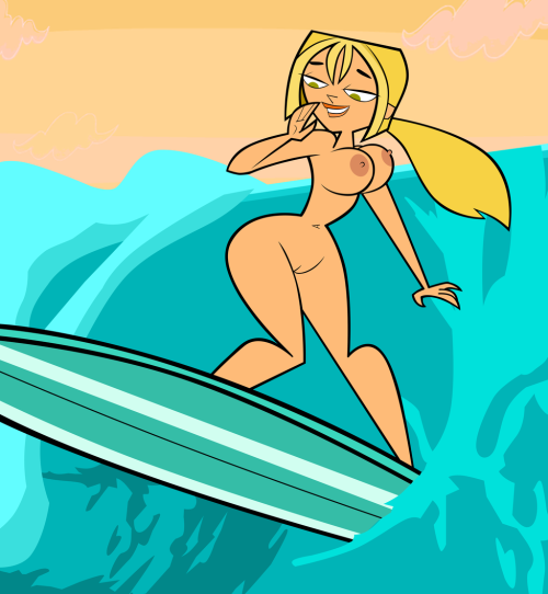 grimphantom: Bridgette Nude Surfing by grimphantom Hi Everyone,Commission  done for :iconGeriolah7: who ask for Bridgette from Total Drama, naked  while surfing. The idea was nice and come on, who doesn't want to