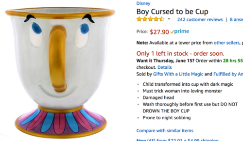 tehawesome: Finally, Disney’s famous cup boy is available for purchase on Amazon