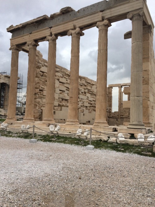 deermouth:Here’s some other photos from today’s acropolis wanderings!1. Altar of Dionysos near the v