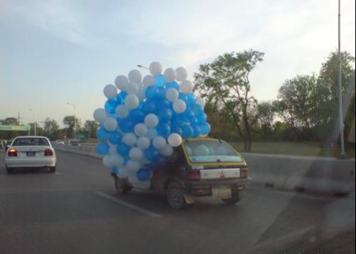 That moment when balloons take over your life.