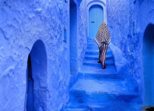 morobook:Morocco.chefchaouen.Rif mountains.the blue city