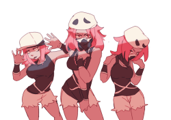 layeyes: Skull Grunts and Punks random ass doodles from twitter. 