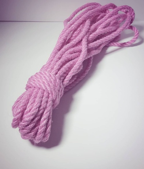 Enjoy our Pink Jute Rope as one of our featured products this month! This 6.5mm, single ply jute has