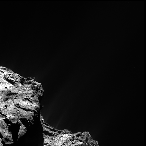 An Outburst from Comet 67P As comet 67P/Churyumov–Gerasimenko approached perihelion, ESA’s Rosetta s