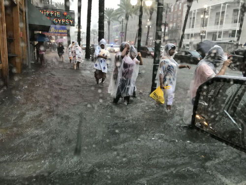 jbaines19: Saturday’s flooding rains in New Orleans caused scattered property damage across th