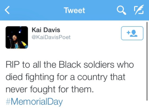 thingstolovefor:  RIP to all the young black and brown kids, who were specifically targeted by recruiters because they knew there weren’t many other options. RIP to all the poor high schoolers who joined for a regular paycheck and a supposedly “honorable”