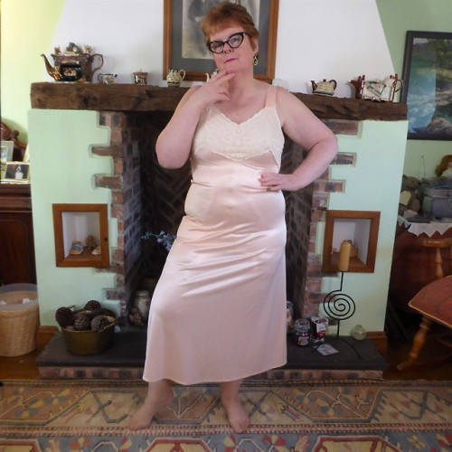 Peach Long Nightie