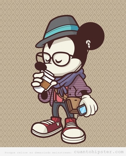 XXX Hipster Mickey photo