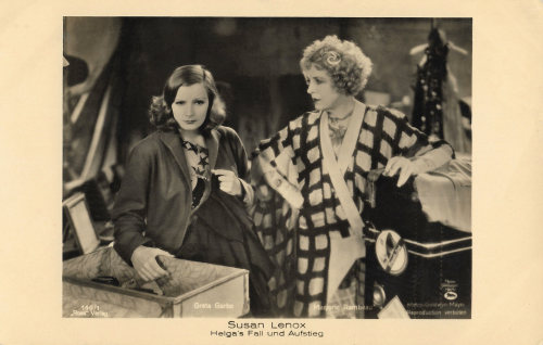 itsborhes:Greta Garbo  and Marjorie Rambeau in “Susan Lenox (Her Fall and Rise)” &n