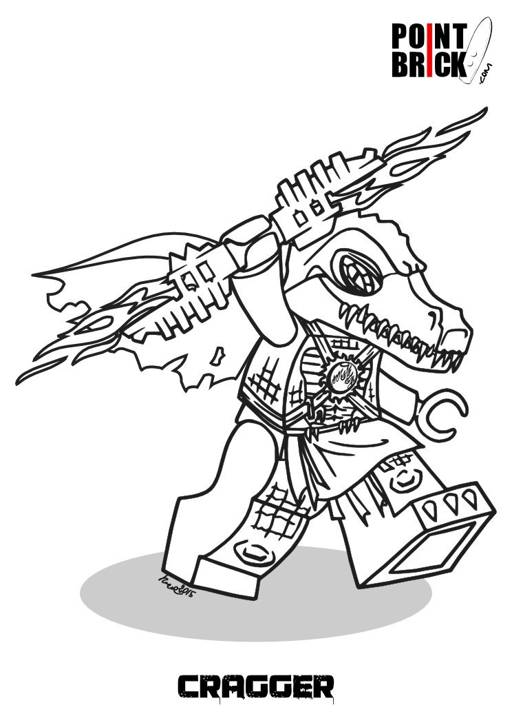 point brick — coloring pages  lego legends of chima