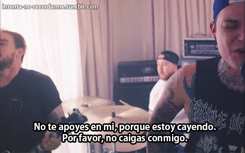 intenta-no-recordarme:The Amity Affliction - Don’t Lean On Me