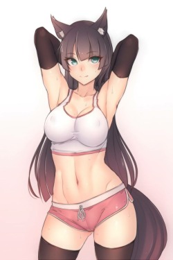 hentafutas22:  Foxgirl is ready for a workout