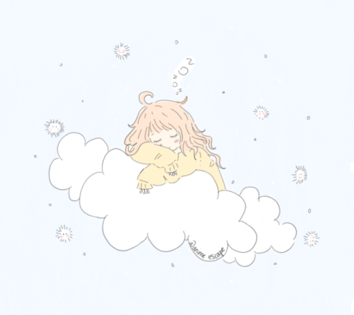 anime-escape: So sleepy lately || My art do not repost/remove captions 