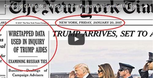 NY Times First Reported Trump was Wiretapped Back in January The New York Times print story on the f