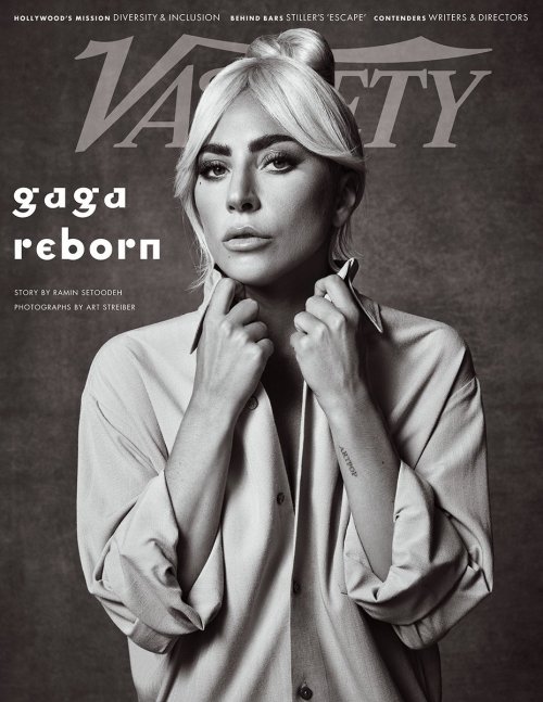 sinnamonscouture:Lady Gaga Covers Variety, November 2018