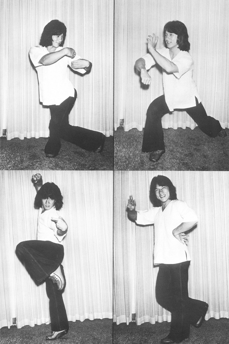 gutsanduppercuts:  Jackie Chan showing off his Eight Drunk Gods in the early 80’s.
