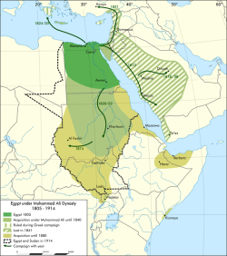 mapsontheweb:  Egypt under Muhammad Ali Dynasty.