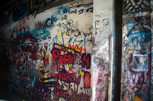 Photos of Graffiti Alley I took in Ann Arbor. Photo credit to Jared Presley.