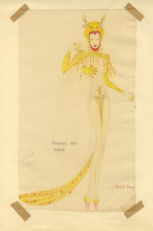 Costume designs by Ronald Cobb Ronald Cobb (British, 1907-1977) started off life as an actor, before