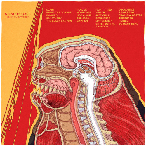 STRAFE Original Soundtrack - Standard Edition 2xLP Vinyl for Pixel Titans and Devolver Digital.Check