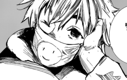 hidewari:  LOOK AT HIS CUTE LITTLE SMILEY MASK AND HIS STUPID MULLET I’M LIVING